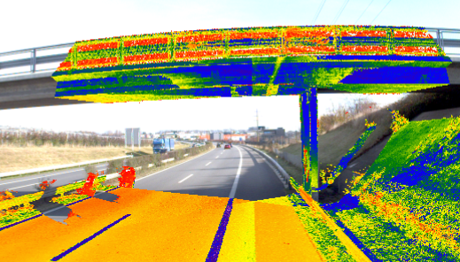 Mobile mapping Autoroute A1