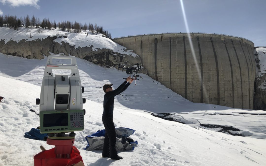 Inspection de barrage par drone